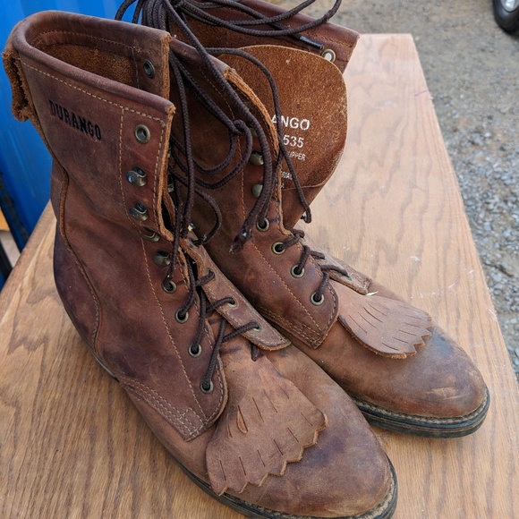 durango women's lace up boots